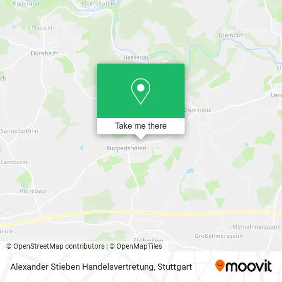 Карта Alexander Stieben Handelsvertretung