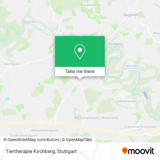 Tiertherapie Kirchberg map