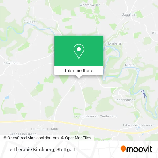 Карта Tiertherapie Kirchberg