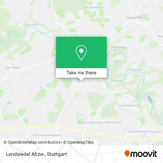 Карта Lendsiedel Abzw.