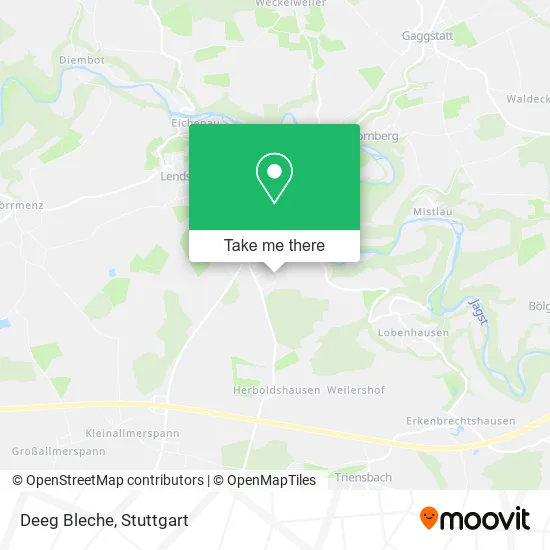 Карта Deeg Bleche