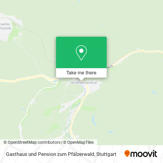 Карта Gasthaus und Pension zum Pfälzerwald