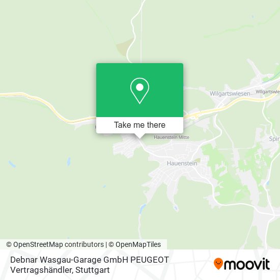 Debnar Wasgau-Garage GmbH PEUGEOT Vertragshändler map