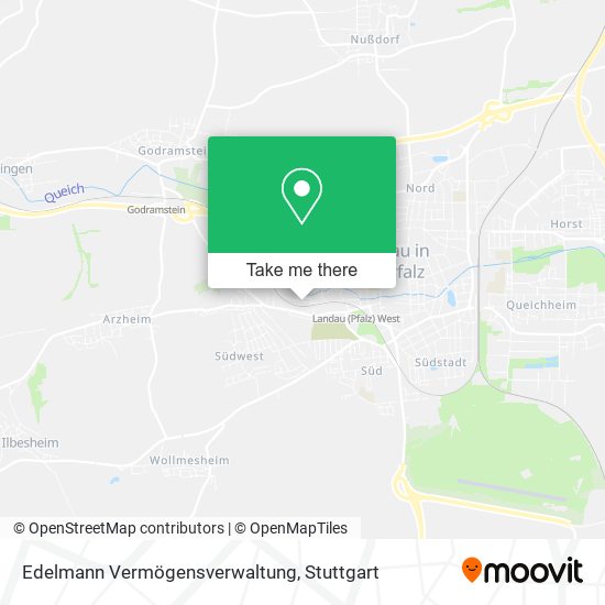 Edelmann Vermögensverwaltung map