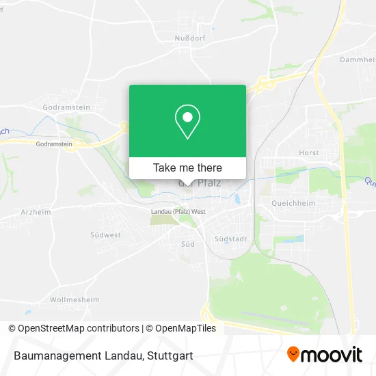 Карта Baumanagement Landau