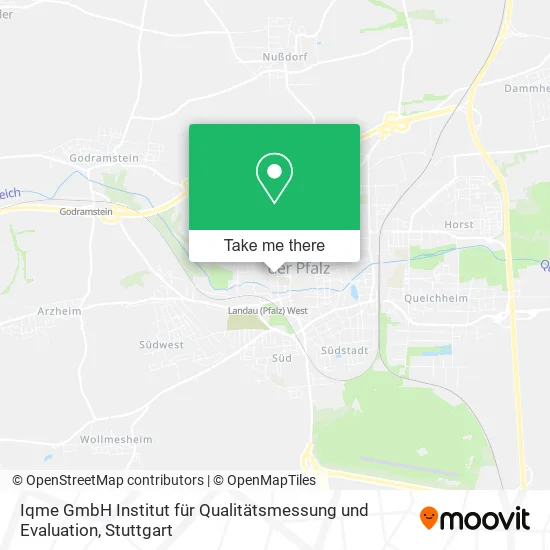 Карта Iqme GmbH Institut für Qualitätsmessung und Evaluation
