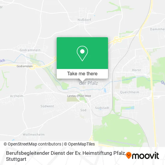 Карта Berufsbegleitender Dienst der Ev. Heimstiftung Pfalz
