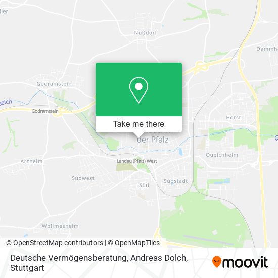Deutsche Vermögensberatung, Andreas Dolch map
