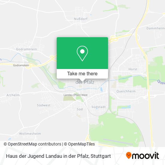 Haus der Jugend Landau in der Pfalz map