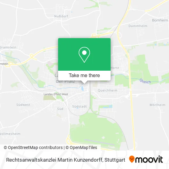 Карта Rechtsanwaltskanzlei Martin Kunzendorff