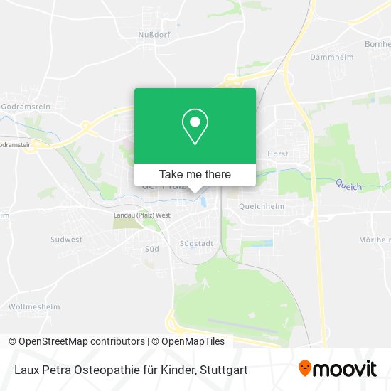 Laux Petra Osteopathie für Kinder map