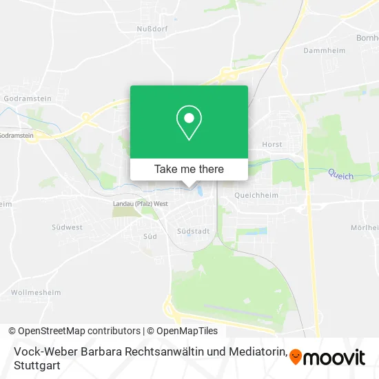 Карта Vock-Weber Barbara Rechtsanwältin und Mediatorin