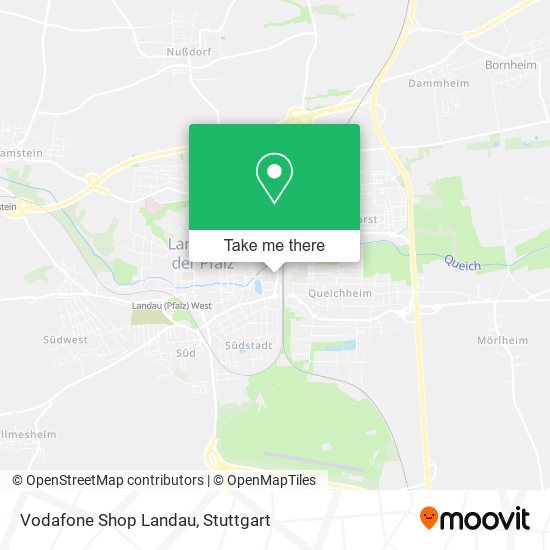 Карта Vodafone Shop Landau