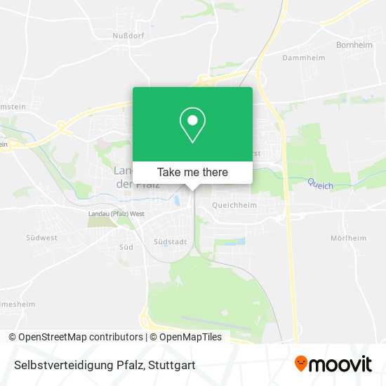 Selbstverteidigung Pfalz map