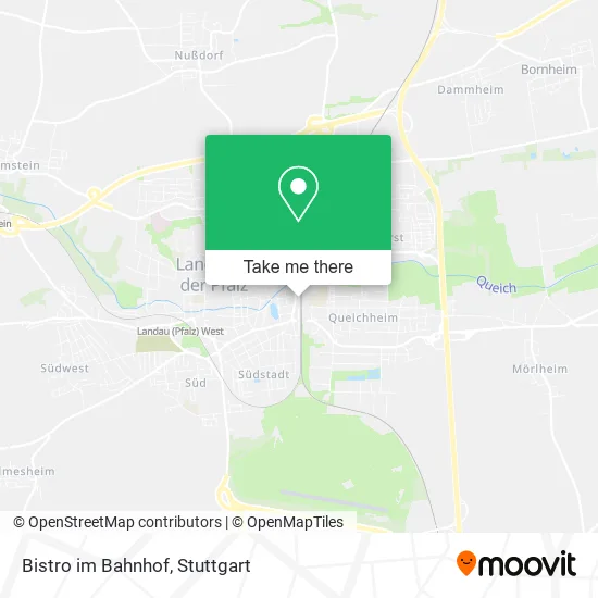 Карта Bistro im Bahnhof
