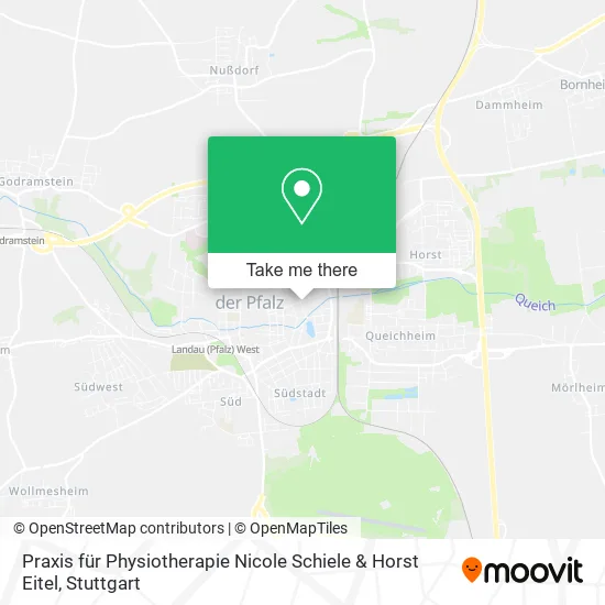 Карта Praxis für Physiotherapie Nicole Schiele & Horst Eitel