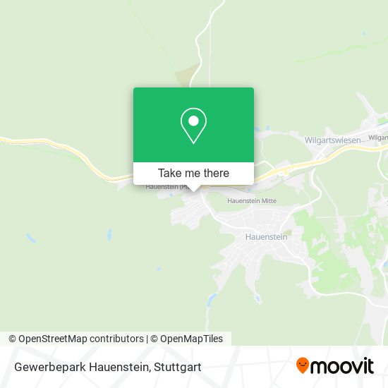Gewerbepark Hauenstein map