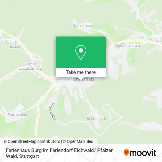 Карта Ferienhaus Burg im Feriendorf Eichwald/ Pfälzer Wald