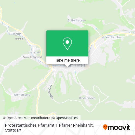 Protestantisches Pfarramt 1 Pfarrer Rheinhardt map