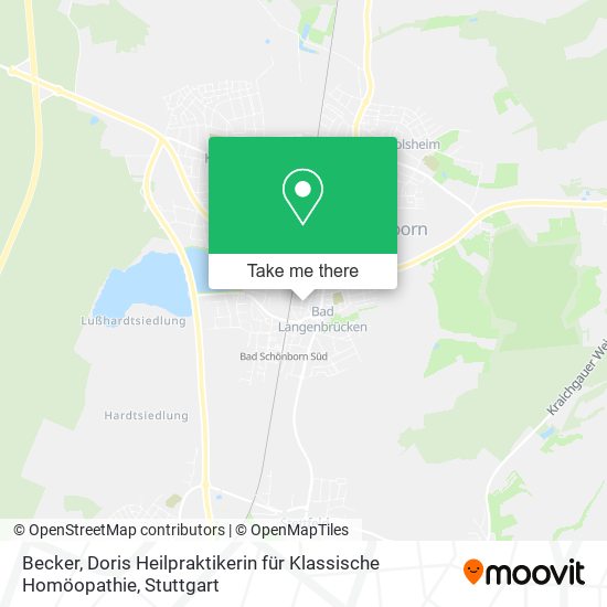 Becker, Doris Heilpraktikerin für Klassische Homöopathie map
