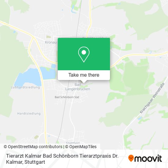 Tierarzt Kalmar Bad Schönborn Tierarztpraxis Dr. Kalmar map