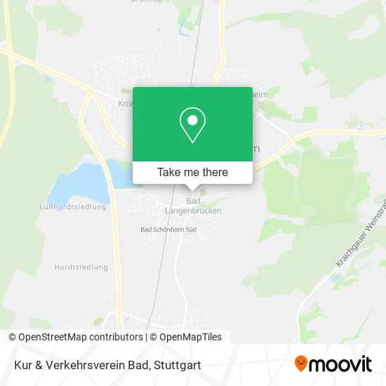 Карта Kur & Verkehrsverein Bad