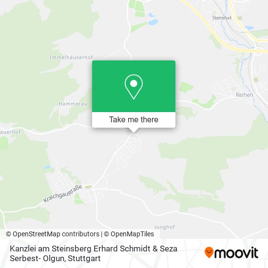 Kanzlei am Steinsberg Erhard Schmidt & Seza Serbest- Olgun map