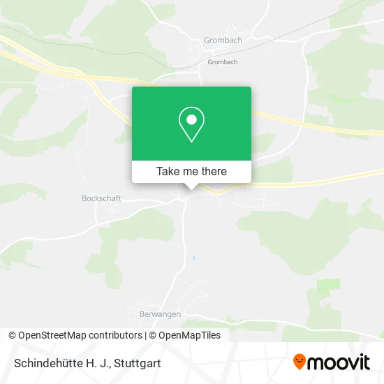 Карта Schindehütte H. J.