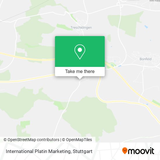 International Platin Marketing map