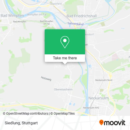 Siedlung map