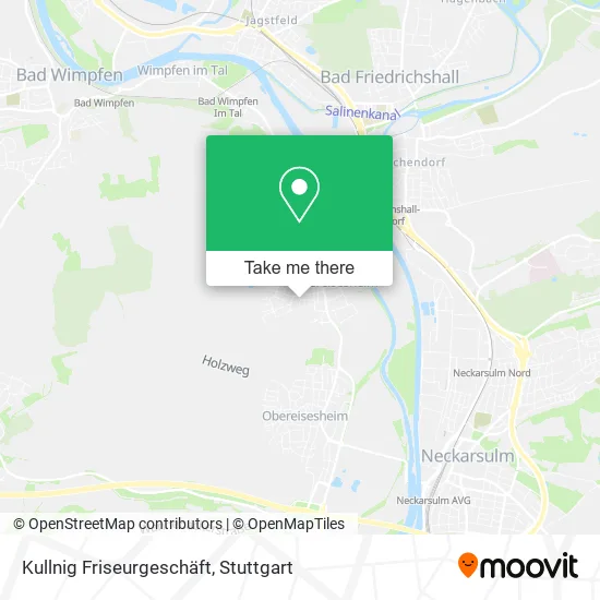 Карта Kullnig Friseurgeschäft