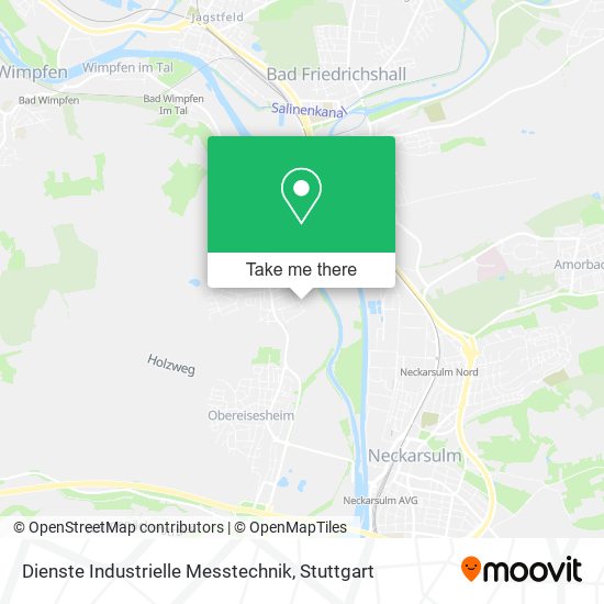 Dienste Industrielle Messtechnik map