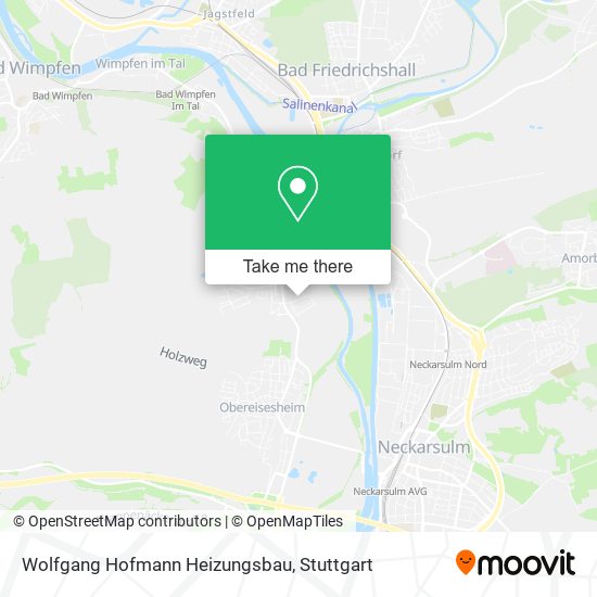 Wolfgang Hofmann Heizungsbau map