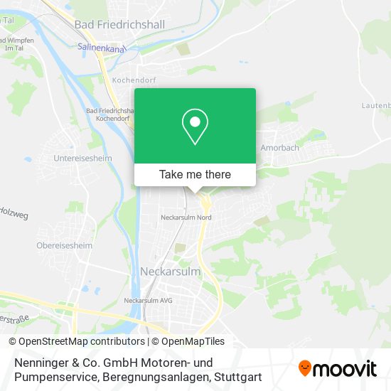 Nenninger & Co. GmbH Motoren- und Pumpenservice, Beregnungsanlagen map