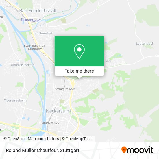 Roland Müller Chauffeur map