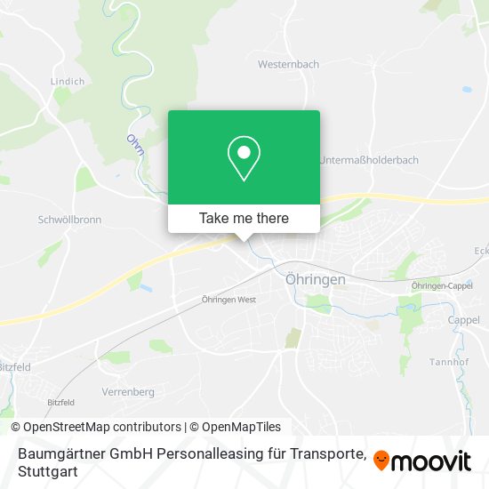 Baumgärtner GmbH Personalleasing für Transporte map