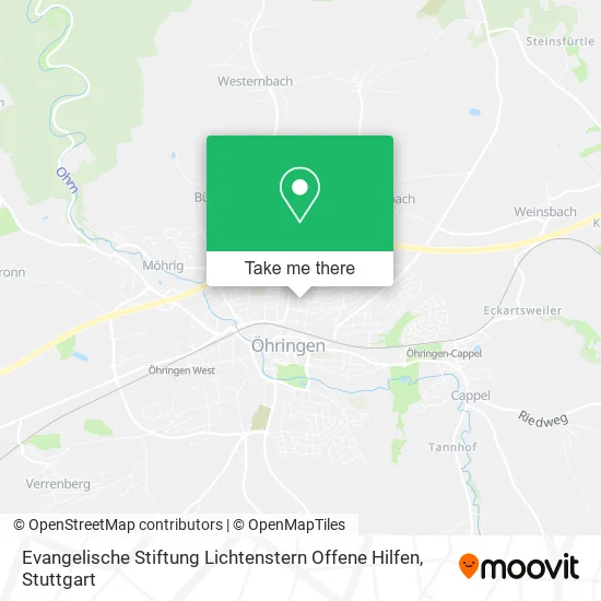 Карта Evangelische Stiftung Lichtenstern Offene Hilfen