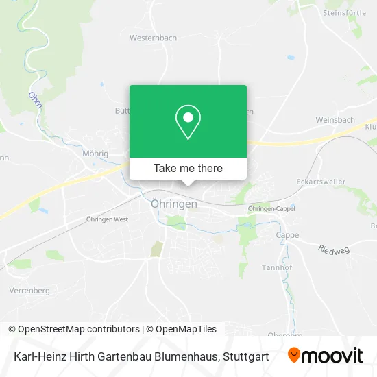 Карта Karl-Heinz Hirth Gartenbau Blumenhaus