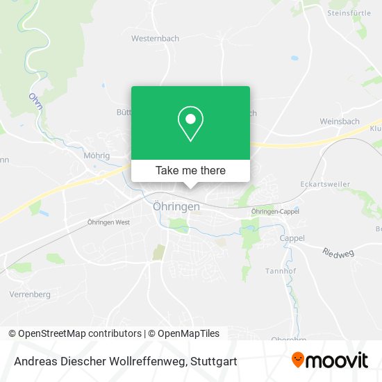 Andreas Diescher Wollreffenweg map