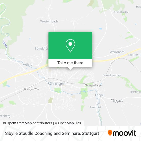 Sibylle Stäudle Coaching and Seminare map