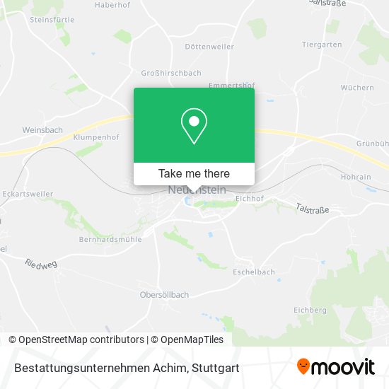 Bestattungsunternehmen Achim map