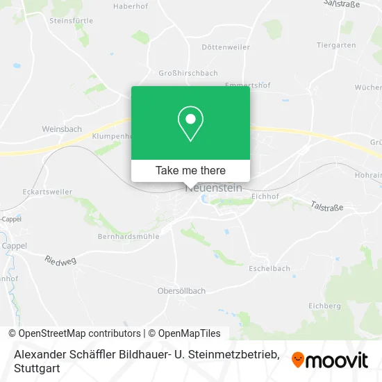 Карта Alexander Schäffler Bildhauer- U. Steinmetzbetrieb