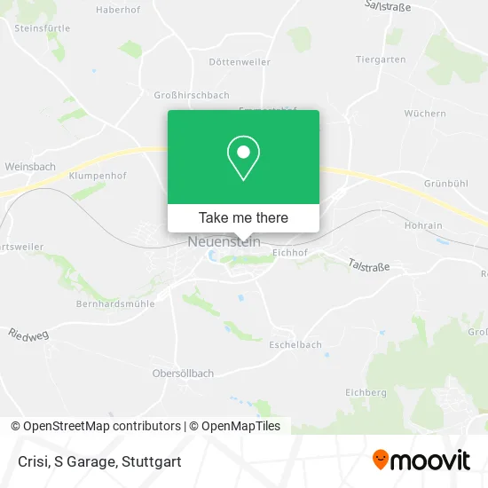 Карта Crisi, S Garage