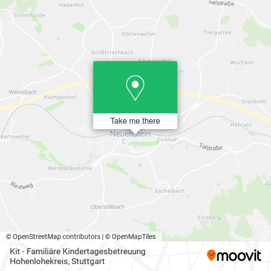 Kit - Familiäre Kindertagesbetreuung Hohenlohekreis map