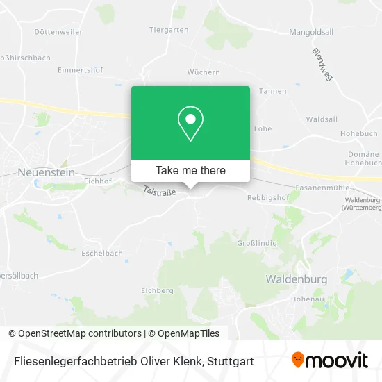 Карта Fliesenlegerfachbetrieb Oliver Klenk