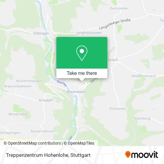 Treppenzentrum Hohenlohe map