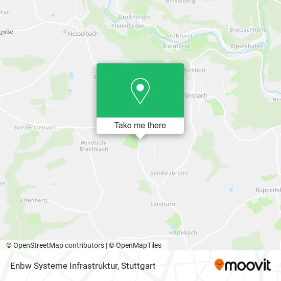 Карта Enbw Systeme Infrastruktur