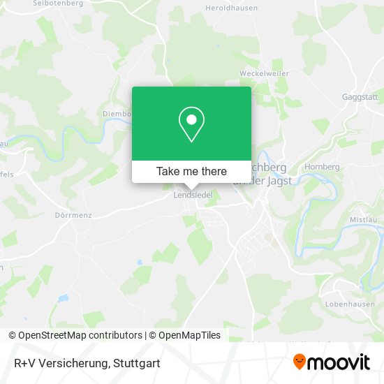 R+V Versicherung map