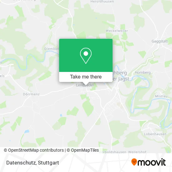 Карта Datenschutz