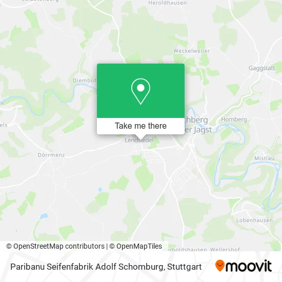 Карта Paribanu Seifenfabrik Adolf Schomburg